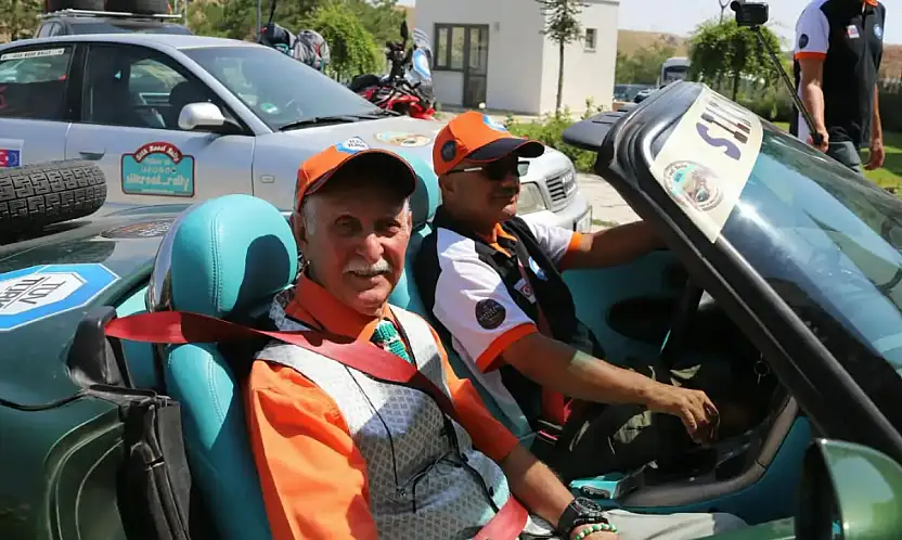Konya'da huzurevi sakinlerine ralli heyecanı