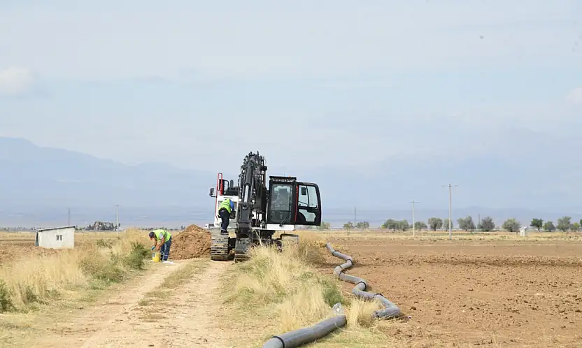 Konya'da içme suyu için düğmeye basıldı! 12 kilometrelik hat yenileniyor