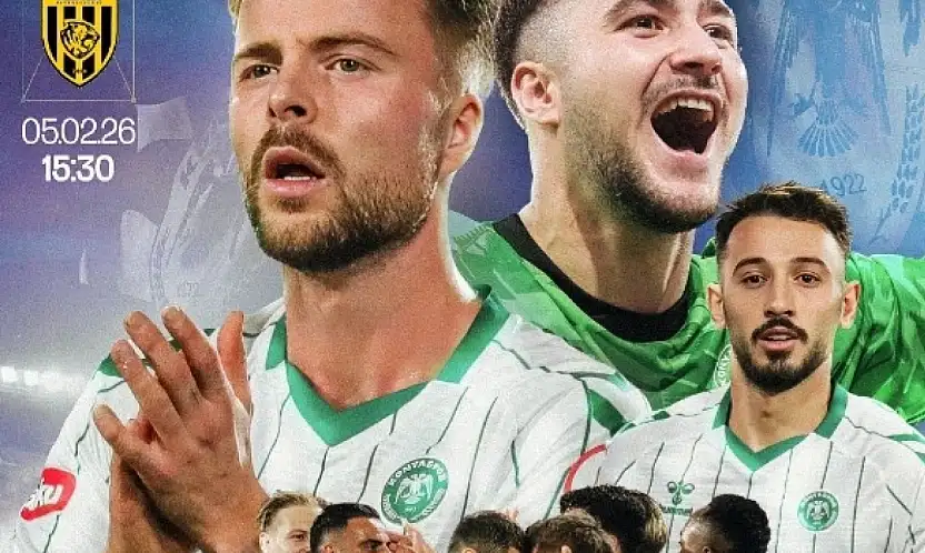 Konya'da ilk yarı 3 gol var