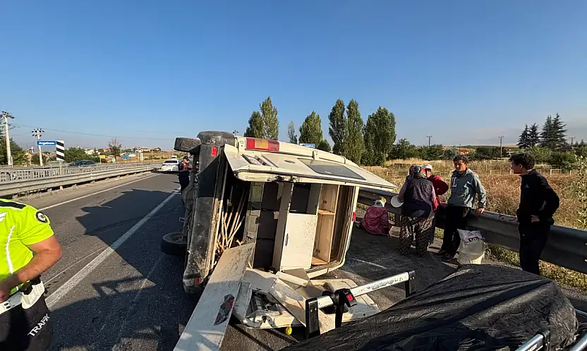 Konya'da işçileri taşıyan araç kaza yaptı: Çok sayıda yaralı var!