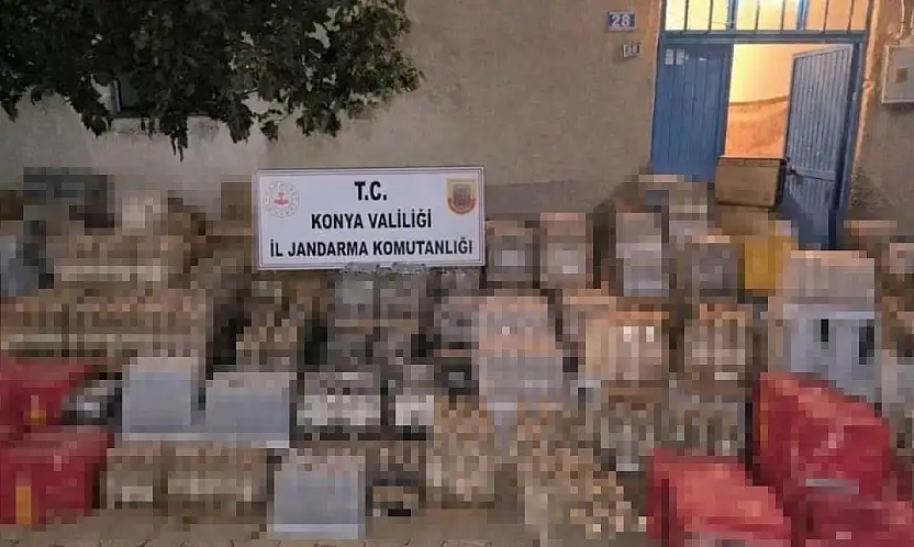 Konya'da jandarmanın takibinden kaçamadılar! Ele geçirilenler dikkat çekti