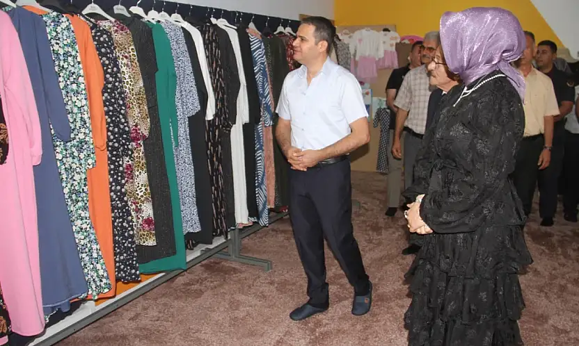 Konya'da kadınların üretim gücü sergiye taşındı