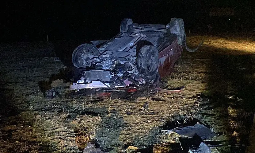 Konya'da kavşakta korkutan çarpışma: 1'i ağır, 4 kişi yaralı