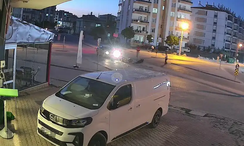 Konya'da kavşakta korkutan kaza: 1 kişi yaralandı
