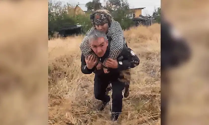Konya'da kayıp Nazmiye teyze bulundu! Polisin fedakârlığı yürekleri ısıttı