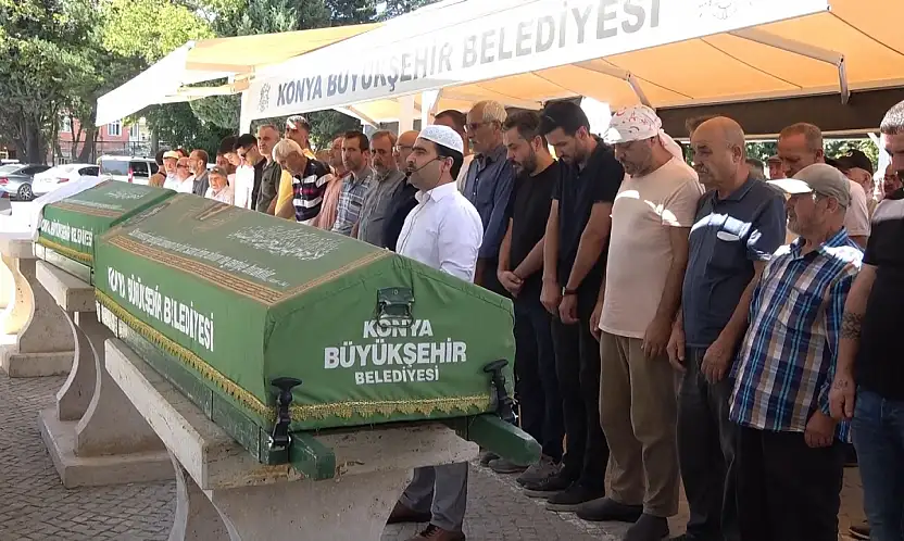 Konya'da kazada hayatını kaybeden çift toprağa verildi