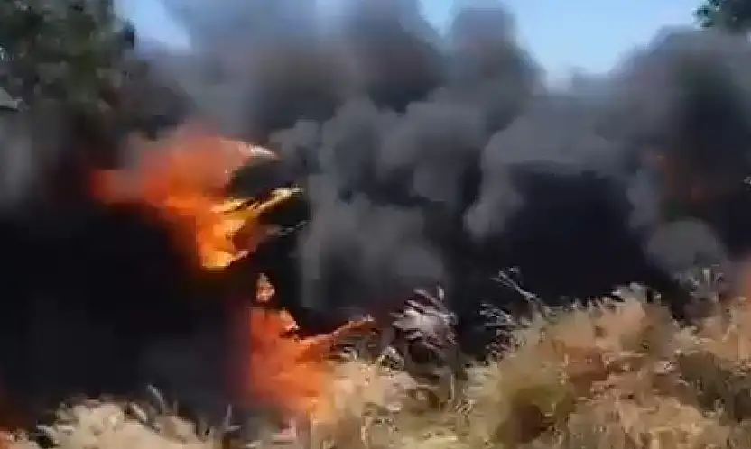 Konya'da korku dolu anlar! Devrilen tanker alev topuna döndü