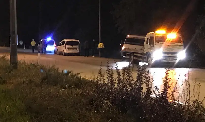 Konya'da korkutan kaza: Otomobil şarampole düştü