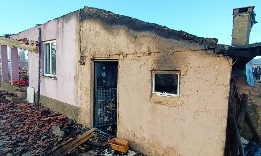 Konya'da korkutan yangın: Ev ve araba küle döndü!