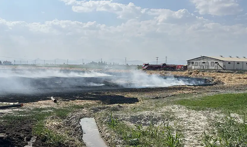 Konya'da korkutan yangın!