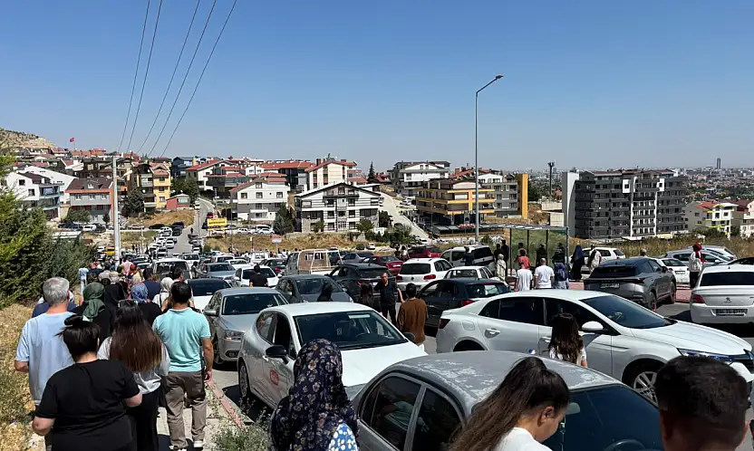 Konya'da KPSS heyecanı trafiğe yansıdı