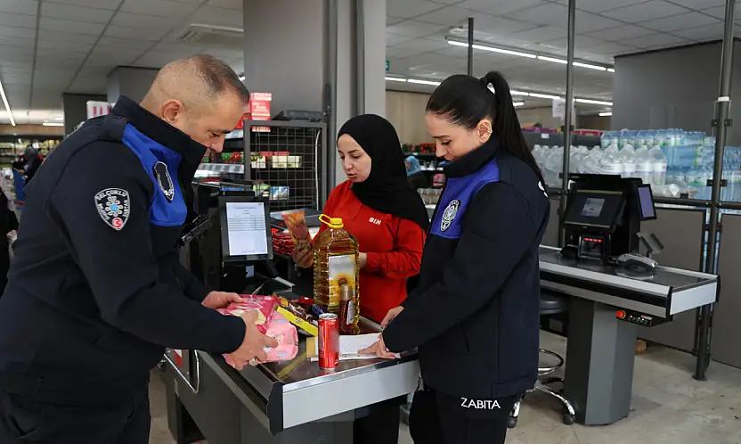 Konya'da marketlere sıkı markaj! Raf ile kasa fiyatları titizlikle inceleniyor