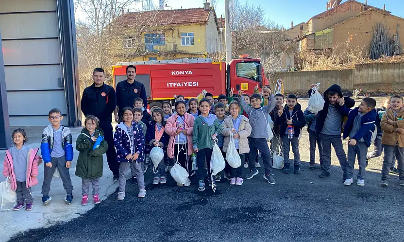 Konya'da miniklere hayat kurtaran eğitim: Afet bilinci sınıftan sahaya taşındı