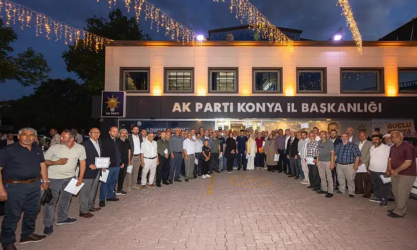 Konya'da o isimler bir arada: Birlik ve beraberlik vurgusu yaptılar