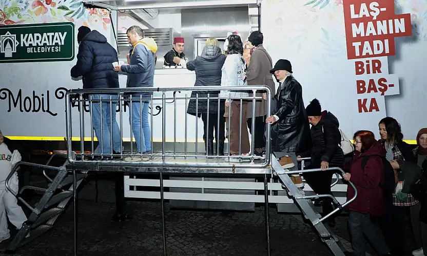 Konya'da Şeb-i Arus haftasında gelenek haline gelen sıcak lezzet