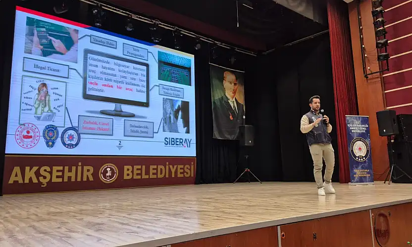 Konya'da siber tehditlere karşı farkındalık çalışması