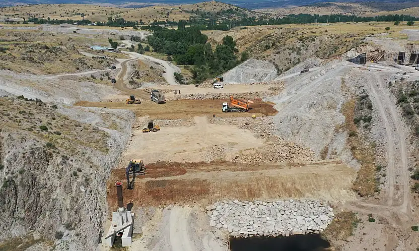 Konya'da tarım arazilerini canlandıracak projede sona doğru