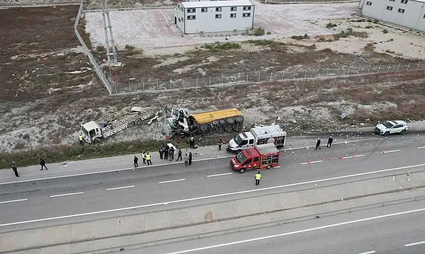 Konya'da TIR demir yüklü kamyona çarptı! Süleyman Bayrak hayatını kaybetti