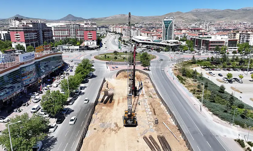 Konya'da trafiği rahatlatacak dev hamle! Kritik noktada çalışmalar sürüyor