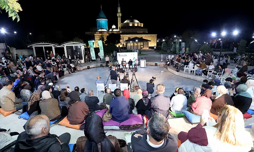 Konya'da unutulmaz gece! Mevlânâ Dergâhı'nda gönüllere dokunan buluşma