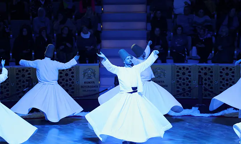 Konya'da vuslat kapıları aralandı: 752. Vuslat Yılında ilk sema töreni gerçekleşti