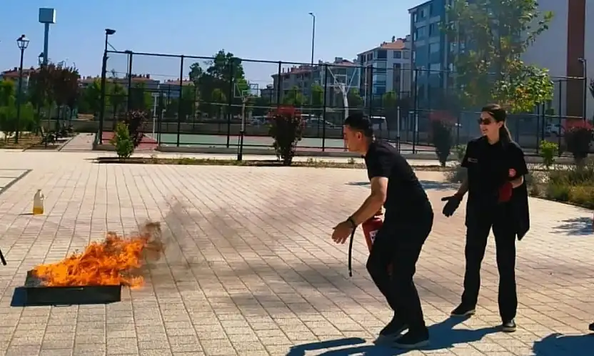 Konya'da yangın güvenliğinde bilinçli adım