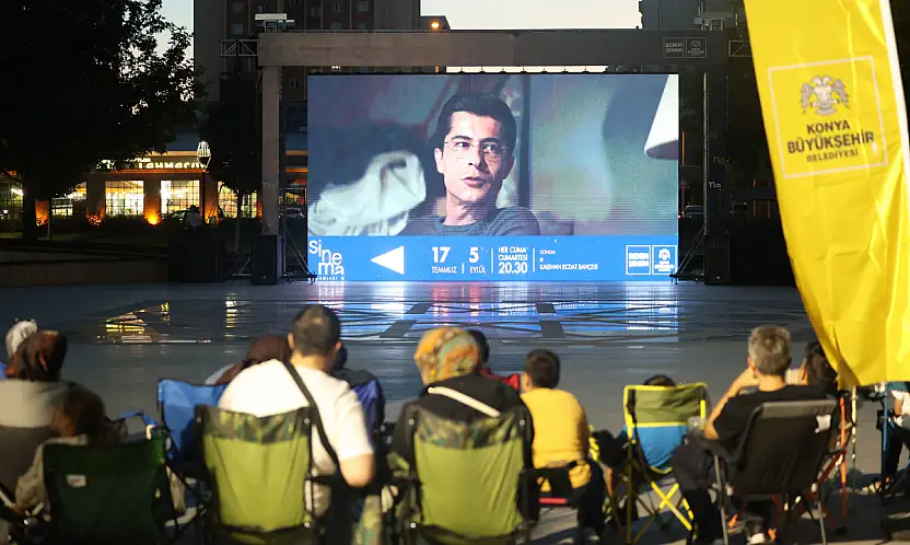 Konya'da yaz akşamları sinemayla renkleniyor: Açık hava sinema günleri başladı!