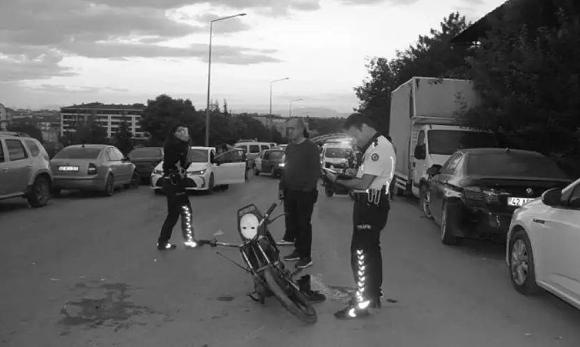 Konya'da yürekler ağza geldi: 16 yaşındaki sürücü ölümden döndü!