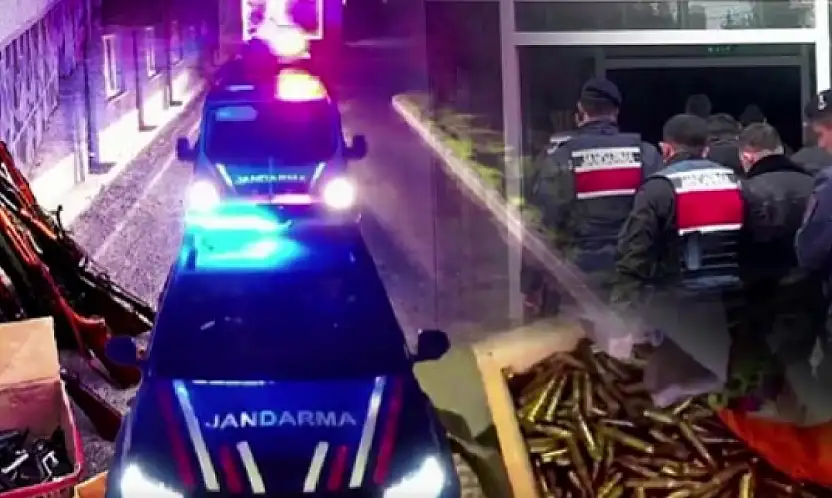 Konya dahil 14 ilde silah kaçakçılığı operasyonu: 202 gözaltı!