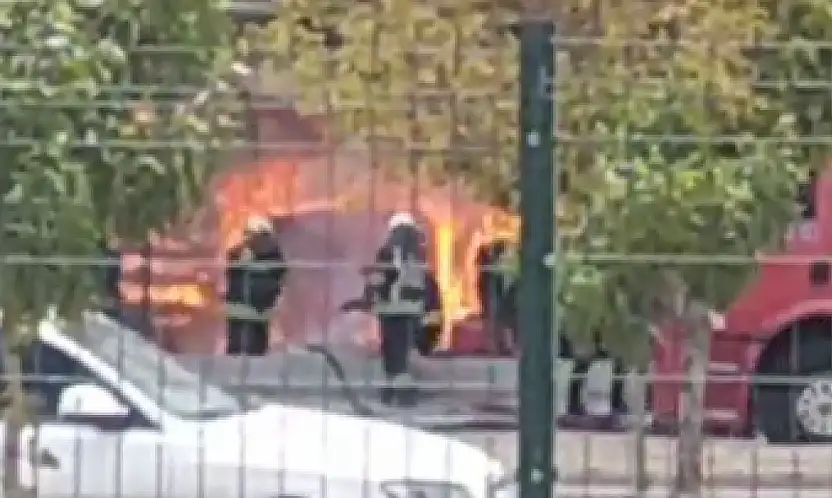 Konya'daki iş yerinde korkutan yangın: Ekipler zamanla yarışıyor!