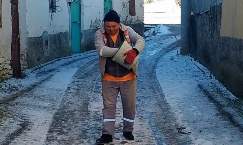 Konya'daki o ilçede yoğun kış mesaisi!