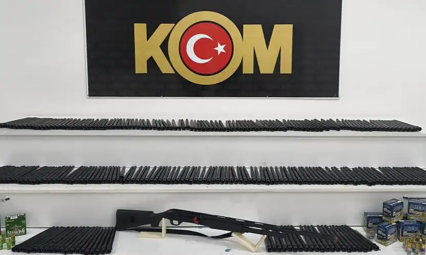 Konya'daki operasyonda cephanelik çıktı!