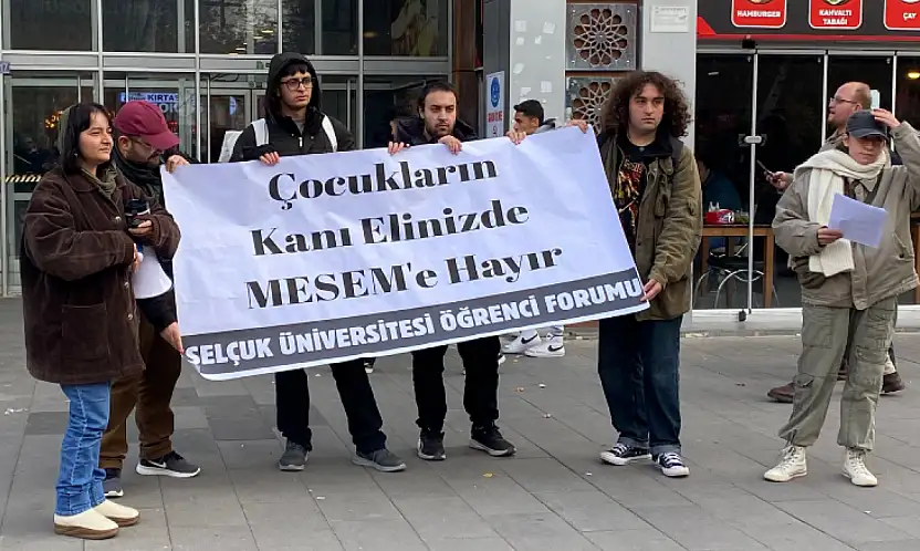 Konya'daki üniversitede 'MESEM' tepkisi: 'Çocuk işçi ölümleri durdurulsun'