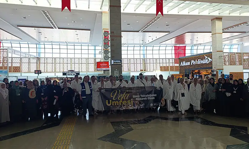 Konya'dan kutsal topraklara 'Vefa' yolculuğu