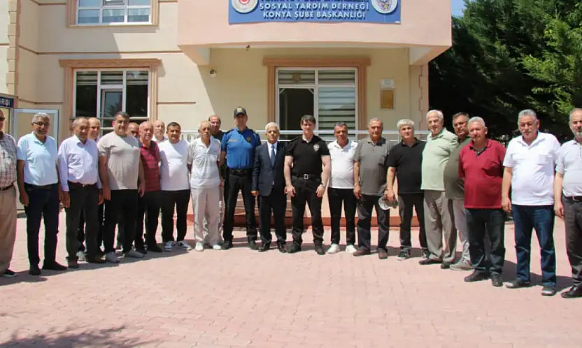 Konya Emniyet Müdürü Koç'tan Polis Emeklileri Derneği'ne ziyaret
