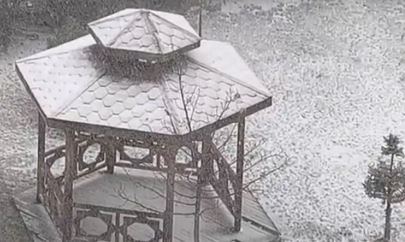 Konya Gödene Yaylası'nda aynı günde dört mevsim