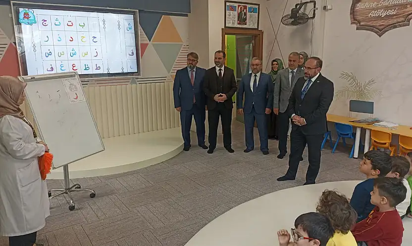Konya İl Müftüsü 4-6 yaş grubu öğrencilerle buluştu