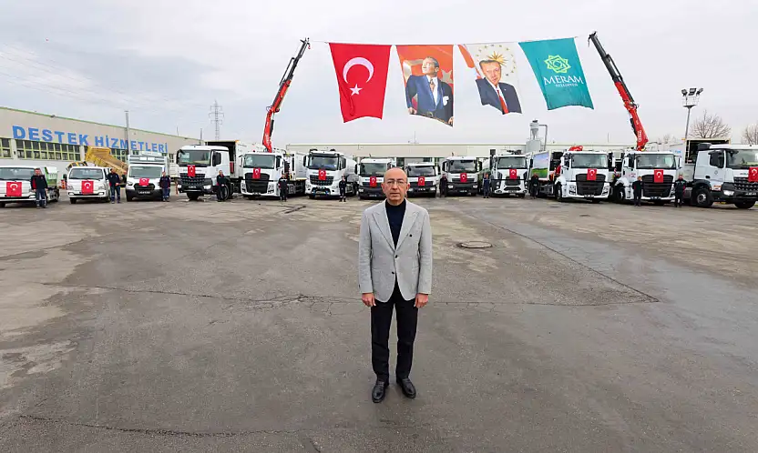 Konya Meram Belediyesi araç filosunu 13 yeni araçla güçlendirdi