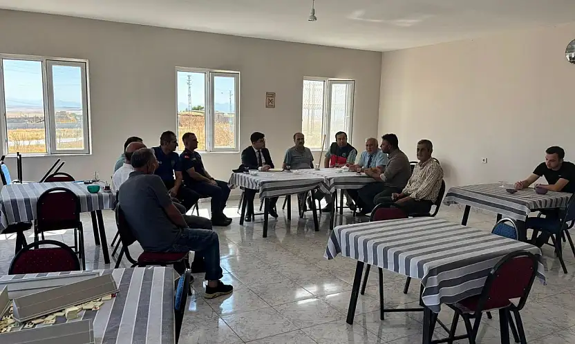 Konya'nın 3 ilçesinde cuma buluşmaları: Üreticilerle bir araya gelindi