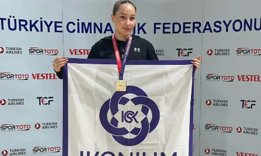 Konya'nın cimnastikteki gururu: Liva Nur Yalçın Türkiye şampiyonu
