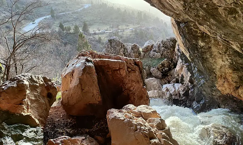 Konya'nın kuruyan şelalesi yeniden hayat buldu