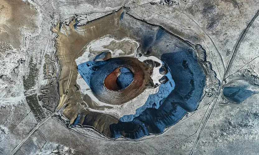 Konya'nın nazar boncuğu manzarasıyla hayran bıraktı