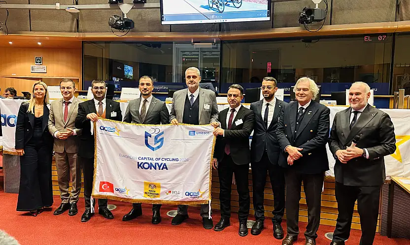 Konya'nın uluslararsı başarısı tescillendi: 2026 Avrupa Bisiklet Başkenti!