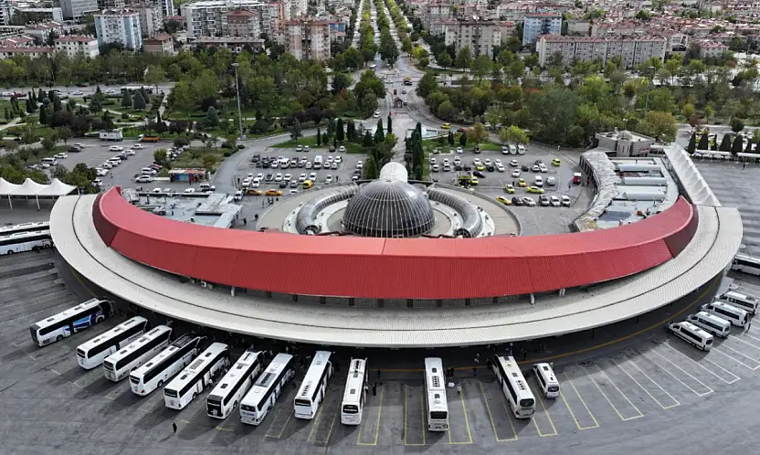 Konya otogarı 2025'te yaklaşık 18 milyon yolcuya ev sahipliği yaptı