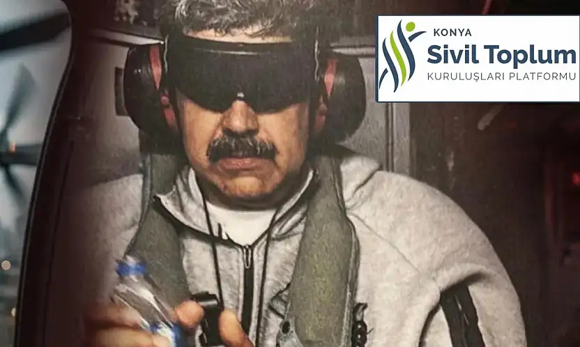 Konya STK Platformu'ndan ABD'ye sert tepki: Hem katil hem haydut