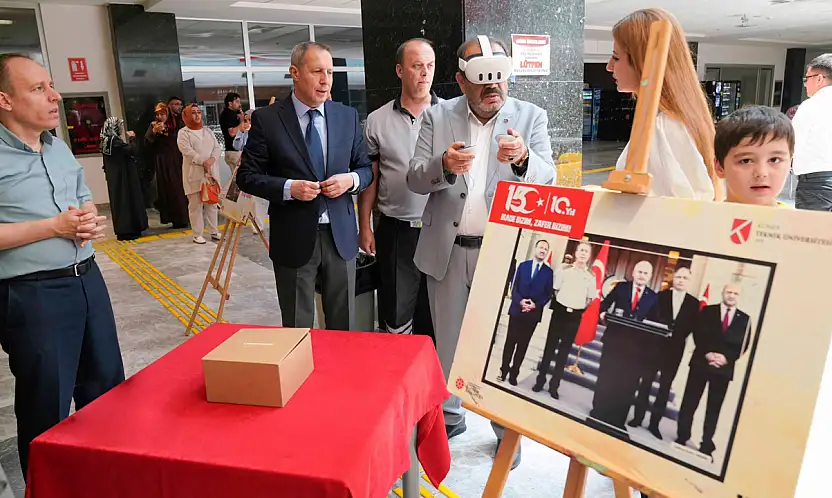 Konya Teknik Üniversitesinde 15 Temmuz kahramanları anıldı
