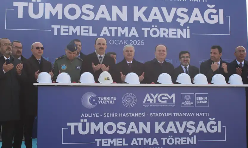 Konya ulaşımında yeni dönem: TÜMOSAN Kavşağı'nda temel atıldı!