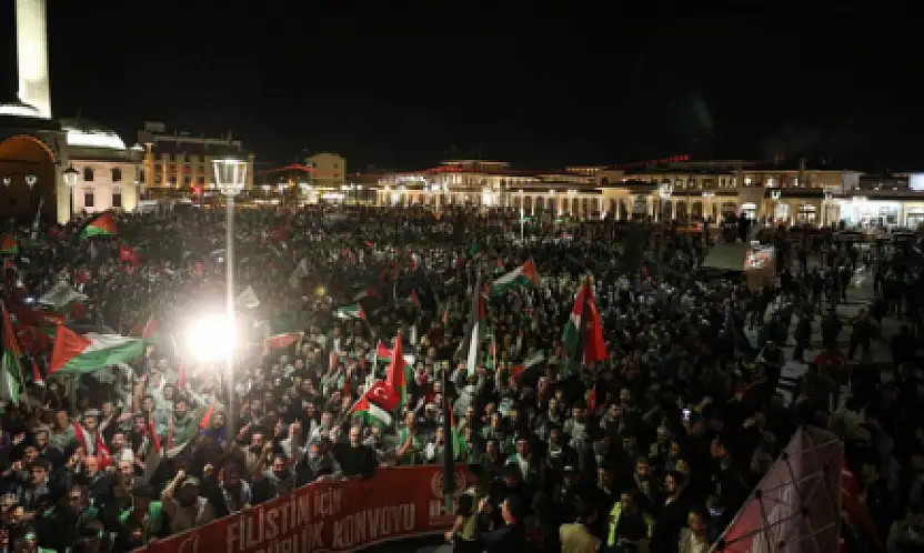 Konya'ya büyük Filistin'e destek için büyük görev!