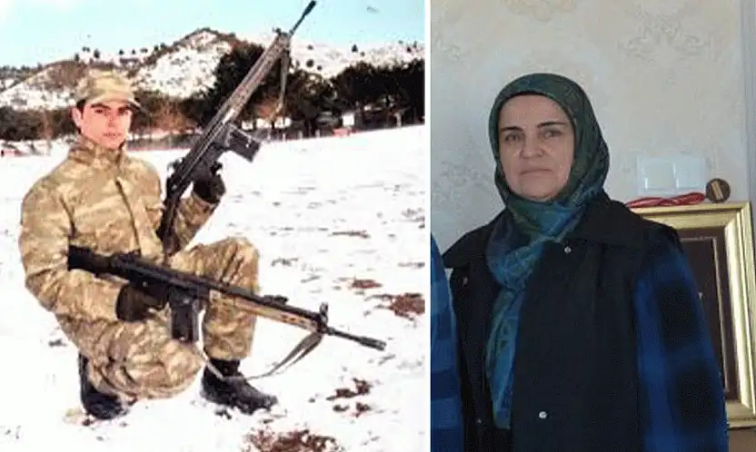 Konya'ya düşen ateşle o saat yıllar önce durmuştu! Şehidimizin annesine acı veda