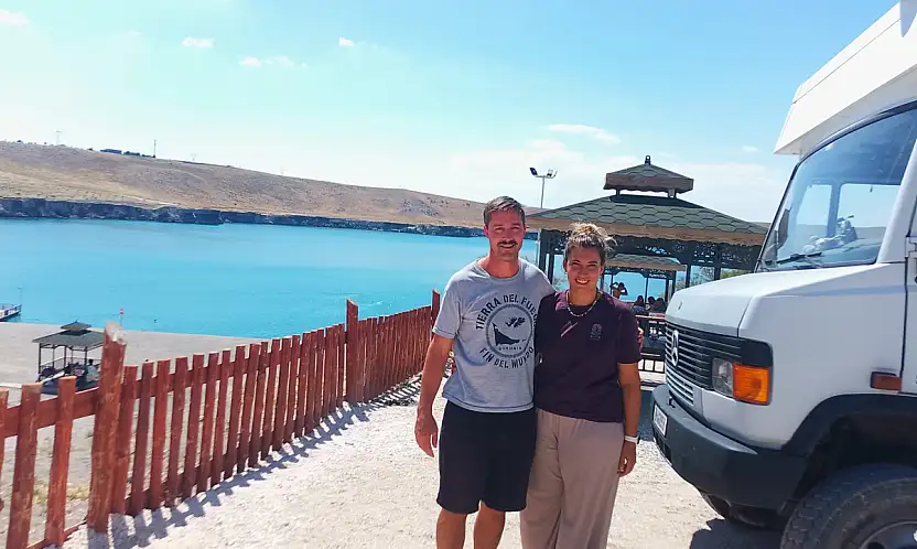 Konya'ya gelen Avrupalı eş, hayranlığını gizleyemedi: 'İşviçre'yi aratmıyor'